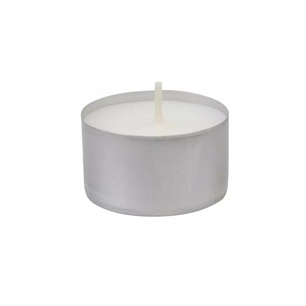 Stonebriar Collection Stonebriar Unscented White Tealight Candles, 300-Pack, Long Burning Paraffin