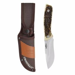 Western Crosstail 9 in. Titanium Bonded 420 Stainless Steel Fixed Blade Knife with Delrin Handle thumbnail 2