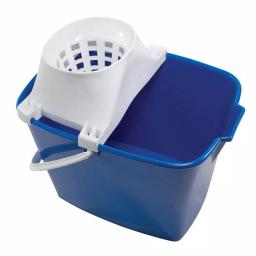 Ti-Dee American Ti-Dee 15 Qt. Rectangular Mop Bucket with Mop Twister, Blue thumbnail 1