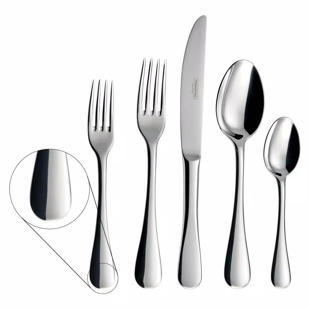 Tramontina Classic 45-Piece 18/10 Stainless Steel Flatware Set, Service for 8