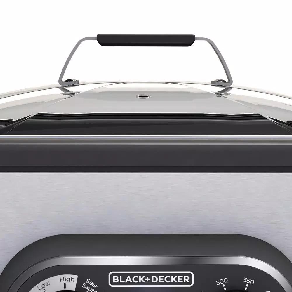BLACK+DECKER BLACK + DECKER 6.5 Quart Stainless Steel Multicooker and Slow Cooker
