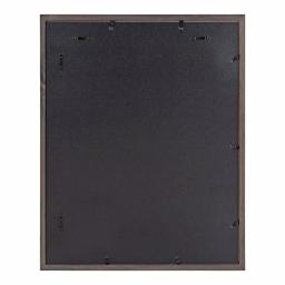 DesignOvation Gallery 16 x 20 Gray Wood Picture Frame with White Mat for 8 x 10 Photos thumbnail 4