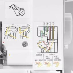 Singer Stylist Serger Sewing Machine with 2-3-4 Thread Capability and 6 Stitch Types thumbnail 5