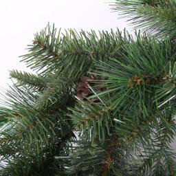 Winsome House 24 in. Artificial Pine and Cedar Wreath with Red Berries and Pinecones thumbnail 6