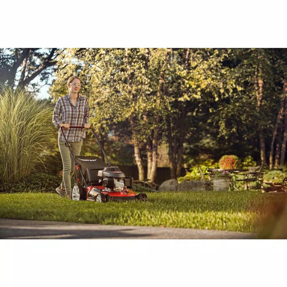 Troy-Bilt 21 in. Gas Push Mower with 160cc Honda Engine and TriAction Cutting System