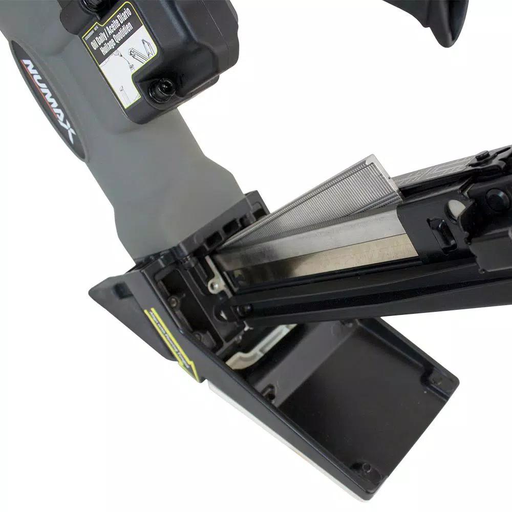 NuMax S50LSDH 2-in-1 Pneumatic 15.5/16 Gauge Dual Handle Flooring Nailer and Stapler