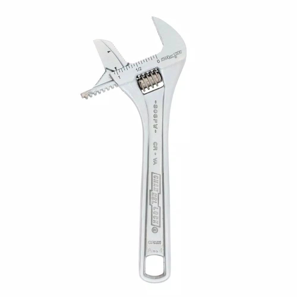 Channellock 806PW 6 in. Reversible Jaw Adjustable Pipe Wrench, Chrome Vanadium Steel