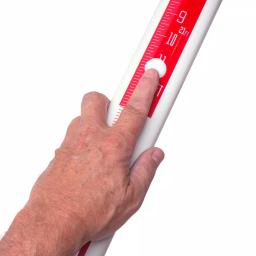 AdirPro 25 ft. Oval Fiberglass Surveyor Leveling Grade Rod thumbnail 5