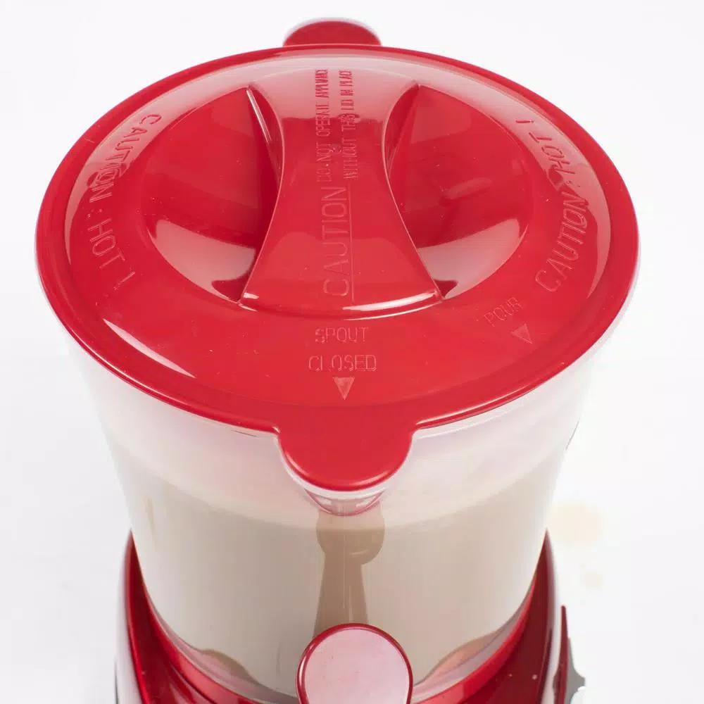 Nostalgia HCM700RETRORED Retro Series 600W Hot Chocolate Maker, Red