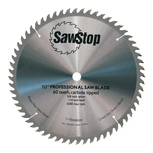 SawStop 10-Inch 60-Tooth Combination Table Saw Blade