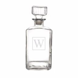 Cathy's Concepts Personalized Glass Whiskey Decanter with Beveled Stopper, 34 oz thumbnail 1