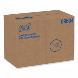Scott Essential Coreless Double Roll Bathroom Tissue Dispenser, Smoke Gray thumbnail 5