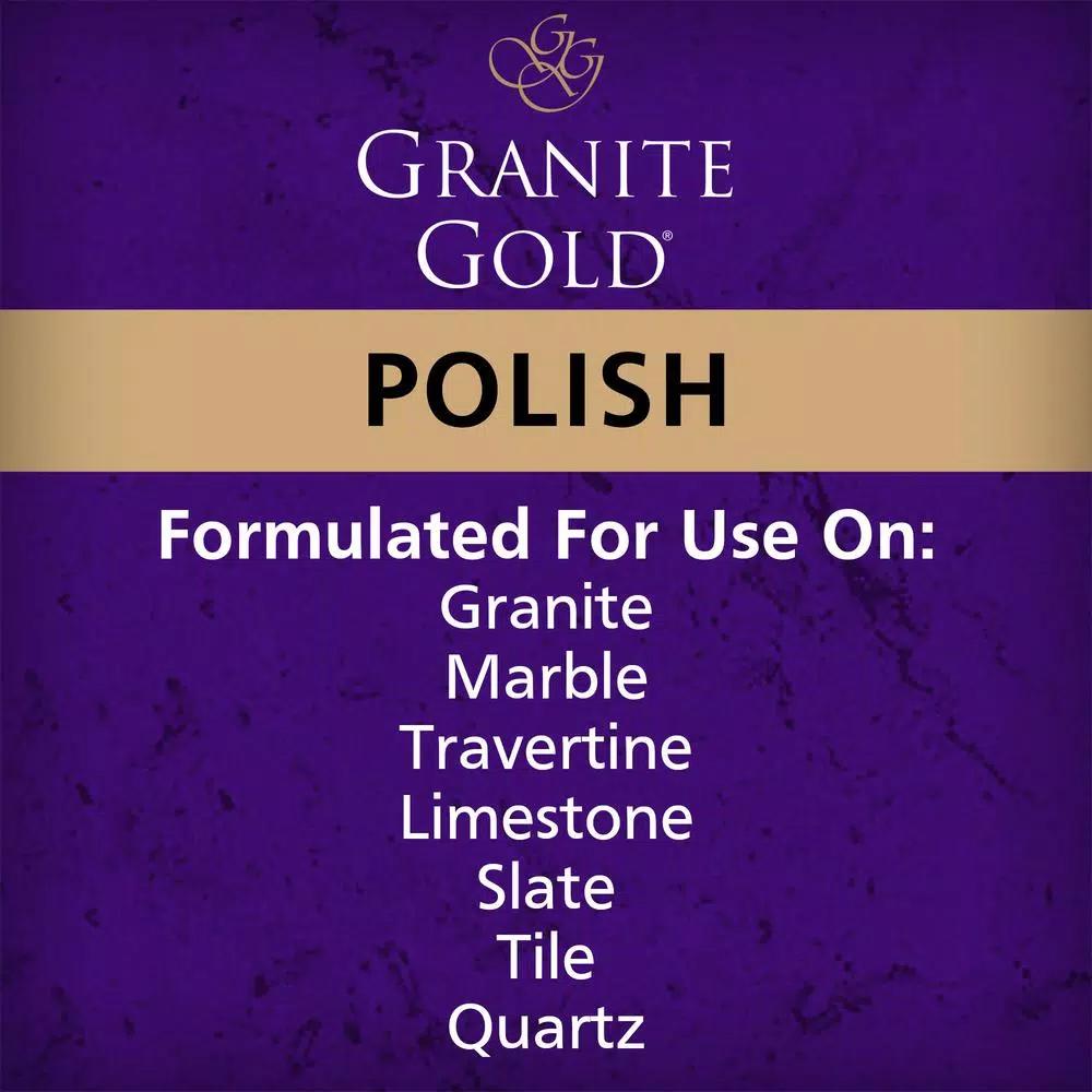 Granite Gold Polish 2-Pack, 24 oz. Spray Bottles for Natural Stone Surfaces