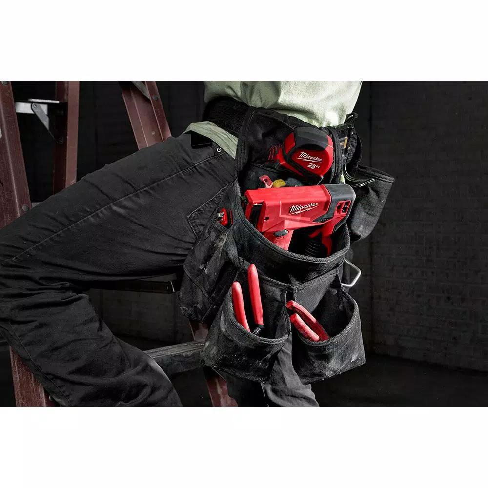 Milwaukee M12 12V Lithium-Ion Cordless Jig Saw and 3/8 in. Crown Stapler Combo Kit with (2) 3.0 Ah Batteries