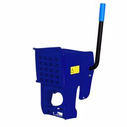 Alpine Industries 36 Qt. Mop Bucket with Side Press Wringer, Blue thumbnail 3