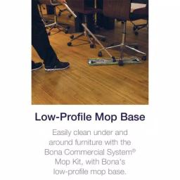 Bona Commercial System Multi-Surface Floor Care Kit with 24 in. Aluminum Flat Mop thumbnail 2