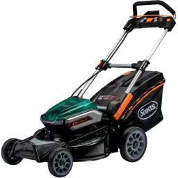 Scotts 21 in. 62V Cordless Lithium-Ion Battery Walk Behind Push Mower with 5 Ah Battery and Charger thumbnail 1