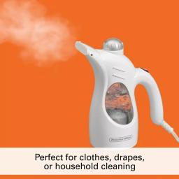 Proctor Silex Handheld Garment Steamer, Compact Travel Clothes Steamer, White thumbnail 3