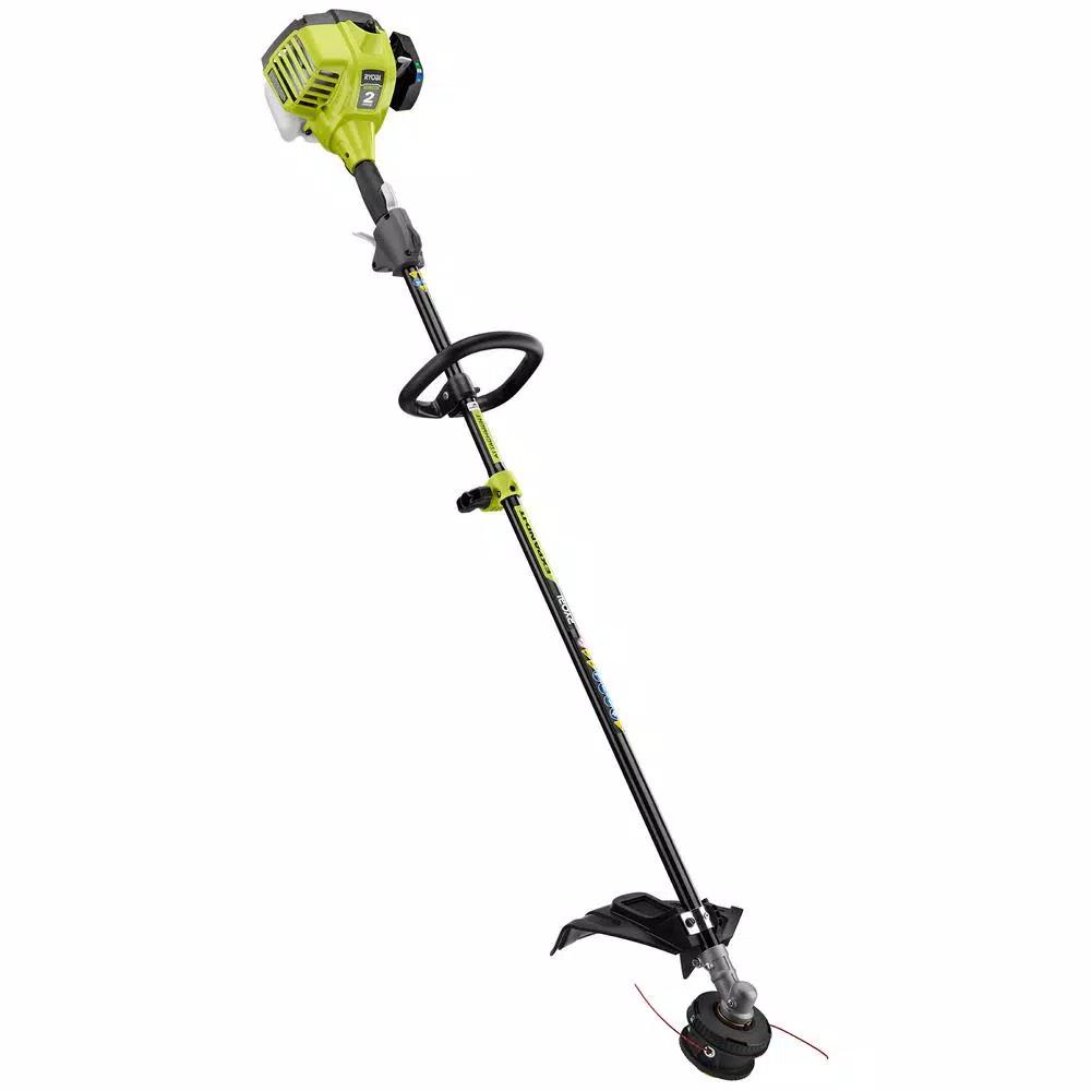 RYOBI 25 cc 2-Cycle Gas Straight Shaft String Trimmer with Ultimate Attachment Kit
