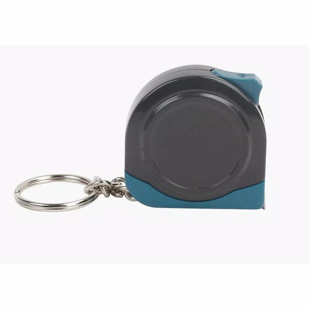 ANVIL 6 ft. Keychain Tape Measure, SAE Steel Blade with Chrome Plated ABS Plastic Case