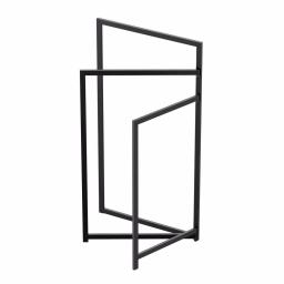 Gatco 3-Tier Freestanding Rectangle Towel Rack, Matte Black thumbnail 1