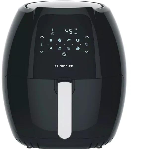 Frigidaire 6.2 Qt. Black Electric Air Fryer with 7 Preset Cooking Menus and LCD Digital Display