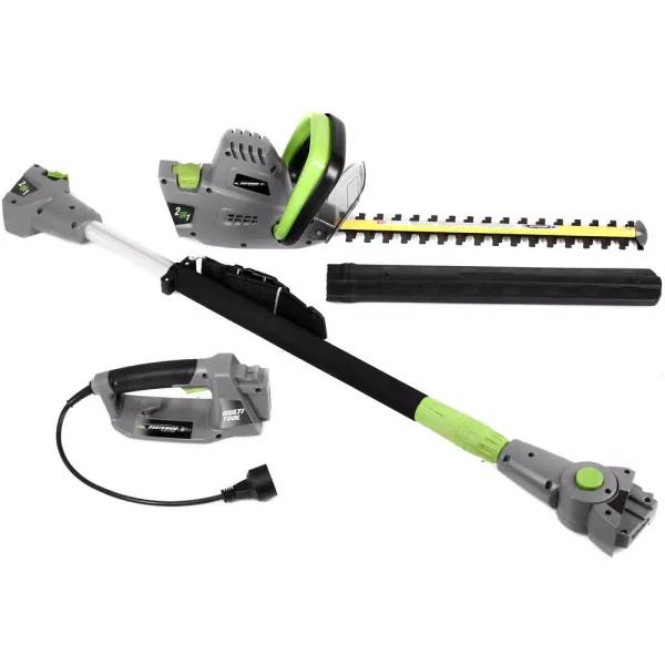 Earthwise 2-in-1 18 in. 4.5 Amp Electric Multi-Tool Pole and Hedge Trimmer