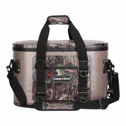 Camp-Zero 25.88 Qt. 40-Can Soft Cooler - Beige and Camo thumbnail 1