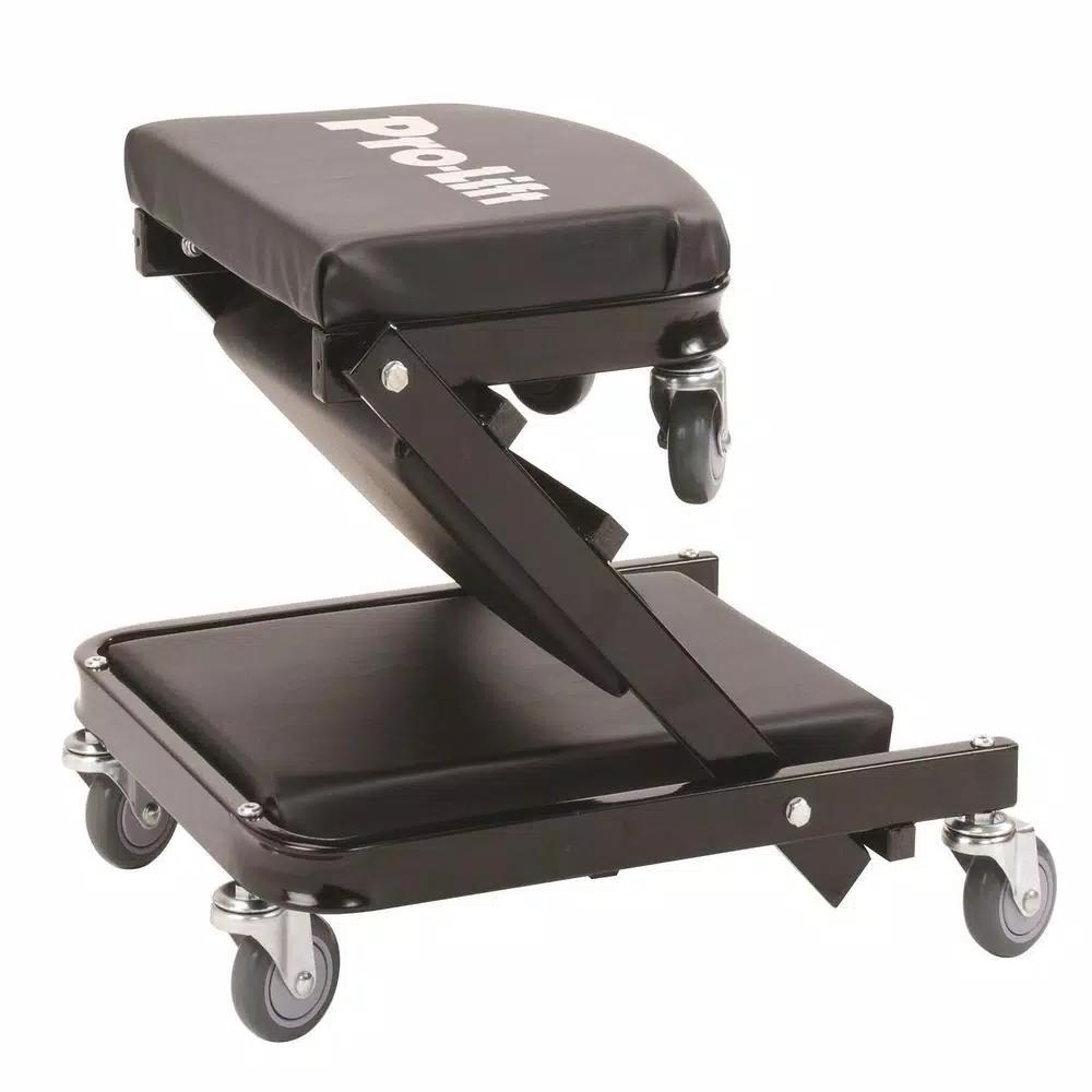Pro-Lift Pro Lift C-9100 2-in-1 Mechanic Creeper and Z-Shape Seat, 450 lb. Capacity