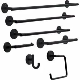Delta Lyndall 18 in. Single Towel Bar, Matte Black thumbnail 6
