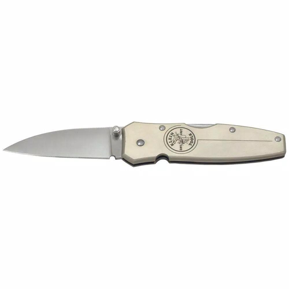 Klein Tools Lightweight Lockback Pocket Knife with AUS8 Stainless Steel Blade