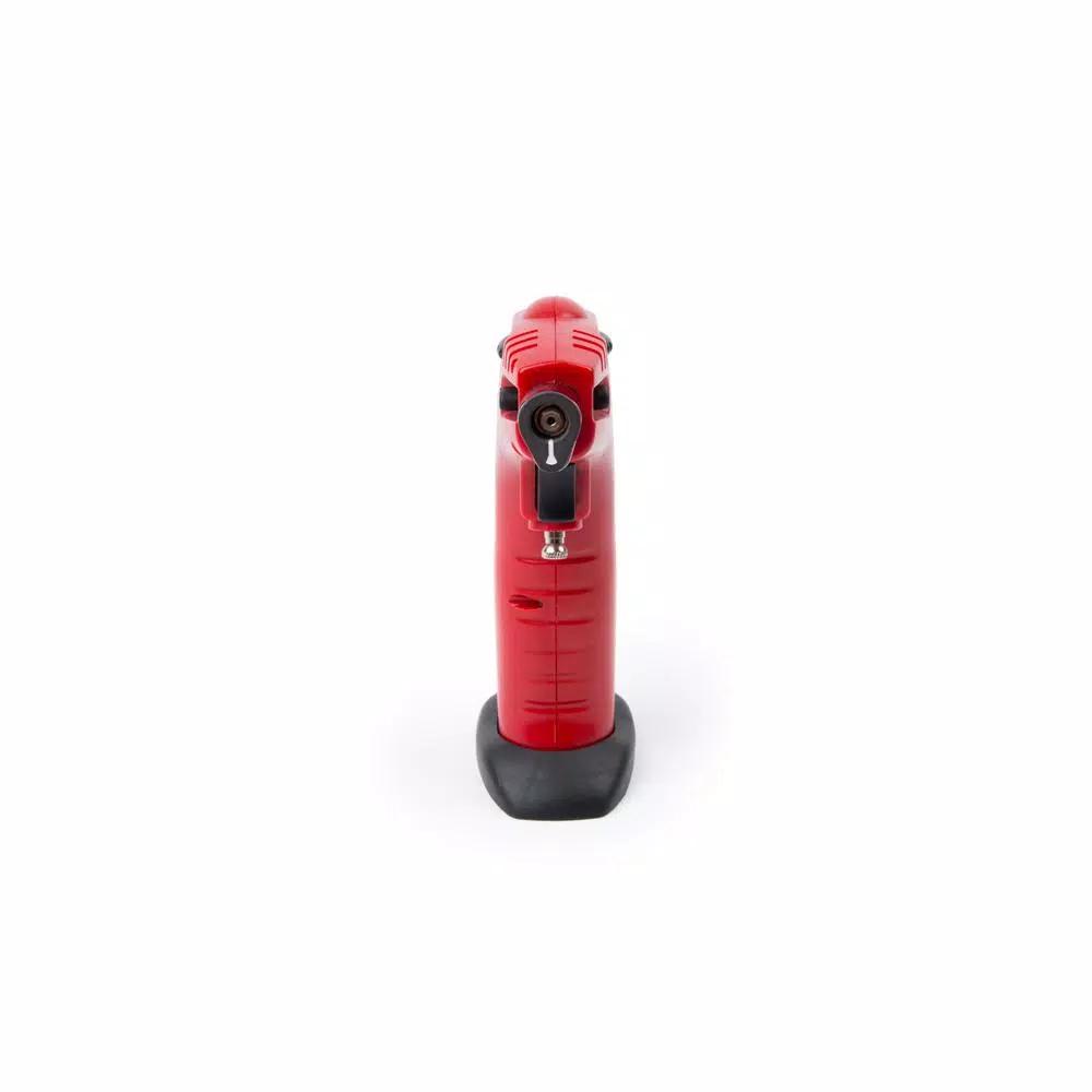 Fox Run Red Mini Creme Brulee Torch - Compact Butane Culinary Kitchen Tool