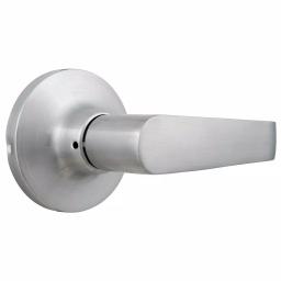 Universal Hardware Satin Chrome Standard Duty Passage Lever, ANSI Grade 2, 2-3/4 in. Hall/Closet Lock thumbnail 2