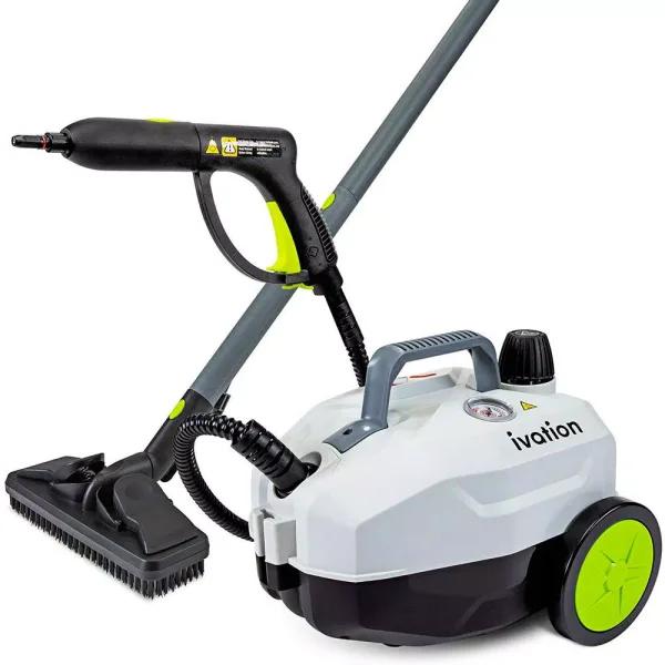 Ivation Multi-Purpose Canister Steam Cleaner with 14 Accessories, 1800W High Pressure