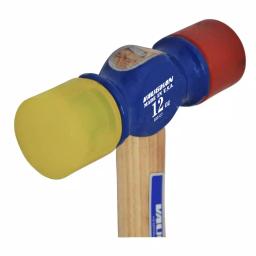 Vaughan 12 oz. Soft Face Mallet with 12.5 in. Hickory Handle thumbnail 4