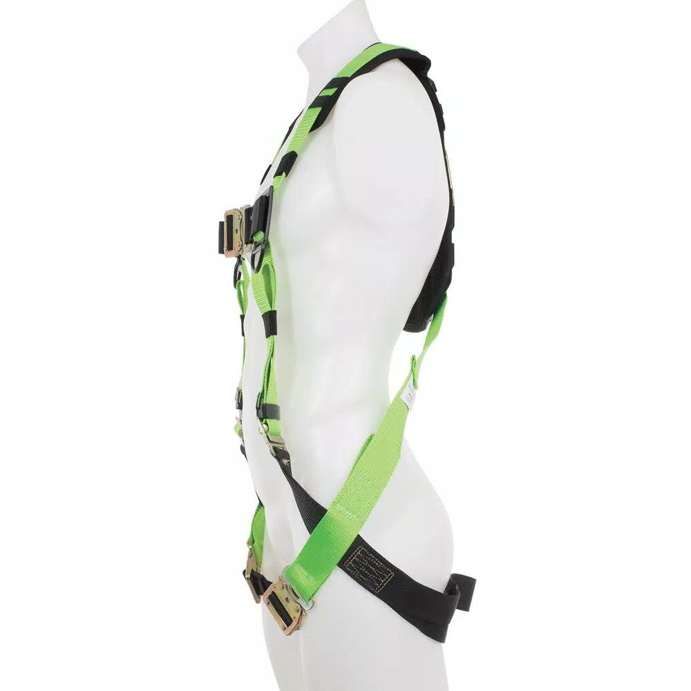 WERNER UpGear H513002 Easy-Wear Safety Harness - Green, One Size