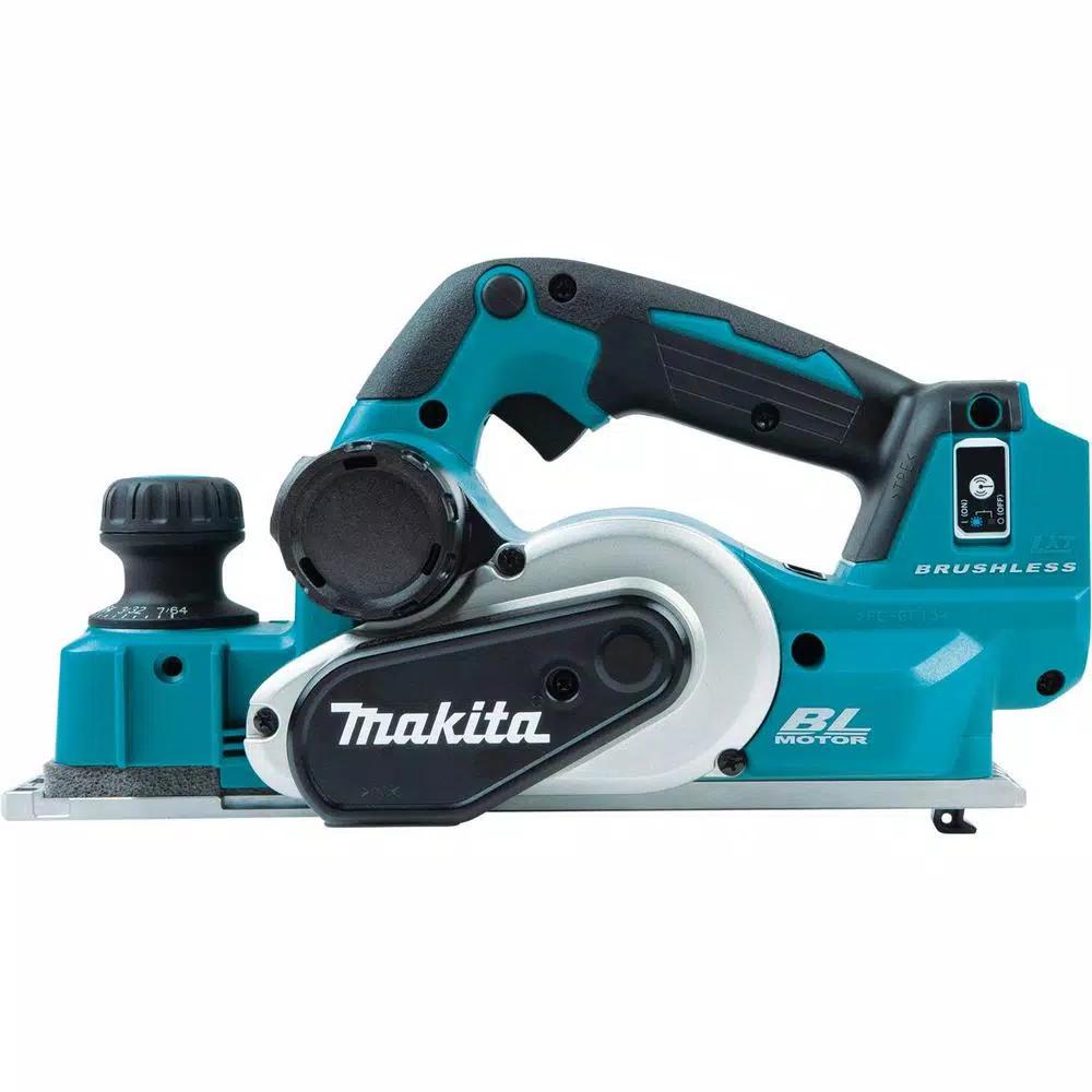Makita 18V LXT Brushless 3-1/4 in. Cordless Planer, AWS Capable, Tool Only