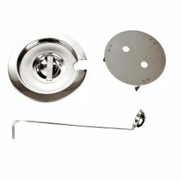 Paragon Pro-Style 6 L Dual Ladle Warmer with 2 Stainless Steel Crocks and Lids thumbnail 2