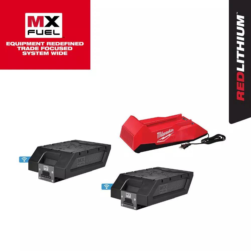 Milwaukee MX FUEL REDLITHIUM XC406 Battery and Charger Expansion Kit (2 Batteries, 1 Charger)