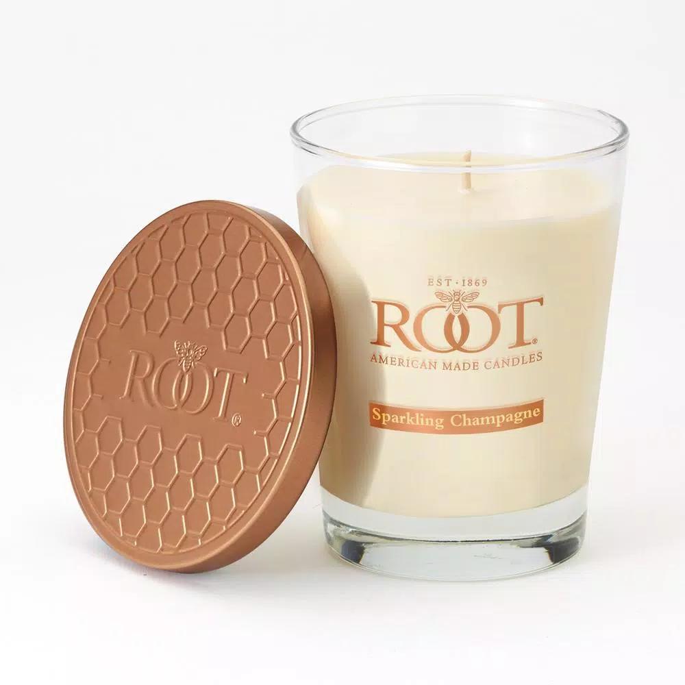 ROOT CANDLES A.I. Root Veriglass Sparkling Champagne Scented Soy & Beeswax Jar Candle