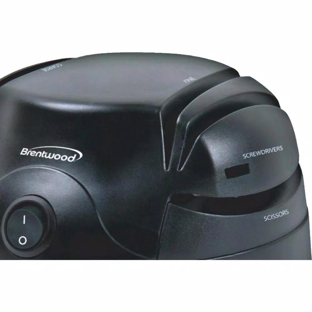 Brentwood Appliances Electric Knife and Tool Sharpener, 2-Stage Professional System