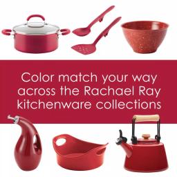 Rachael Ray 1.5-Quart Cast Iron Fondue Pot Set with Red Shimmer Enamel Finish thumbnail 5