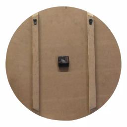 Stratton Home Decor 24 in. Vincent Black and White Wood Wall Clock thumbnail 2