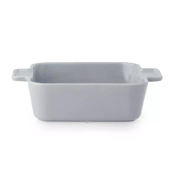 CorningWare 2 Qt. Square Stoneware Baker, 8 in. x 8 in., Ash Gray