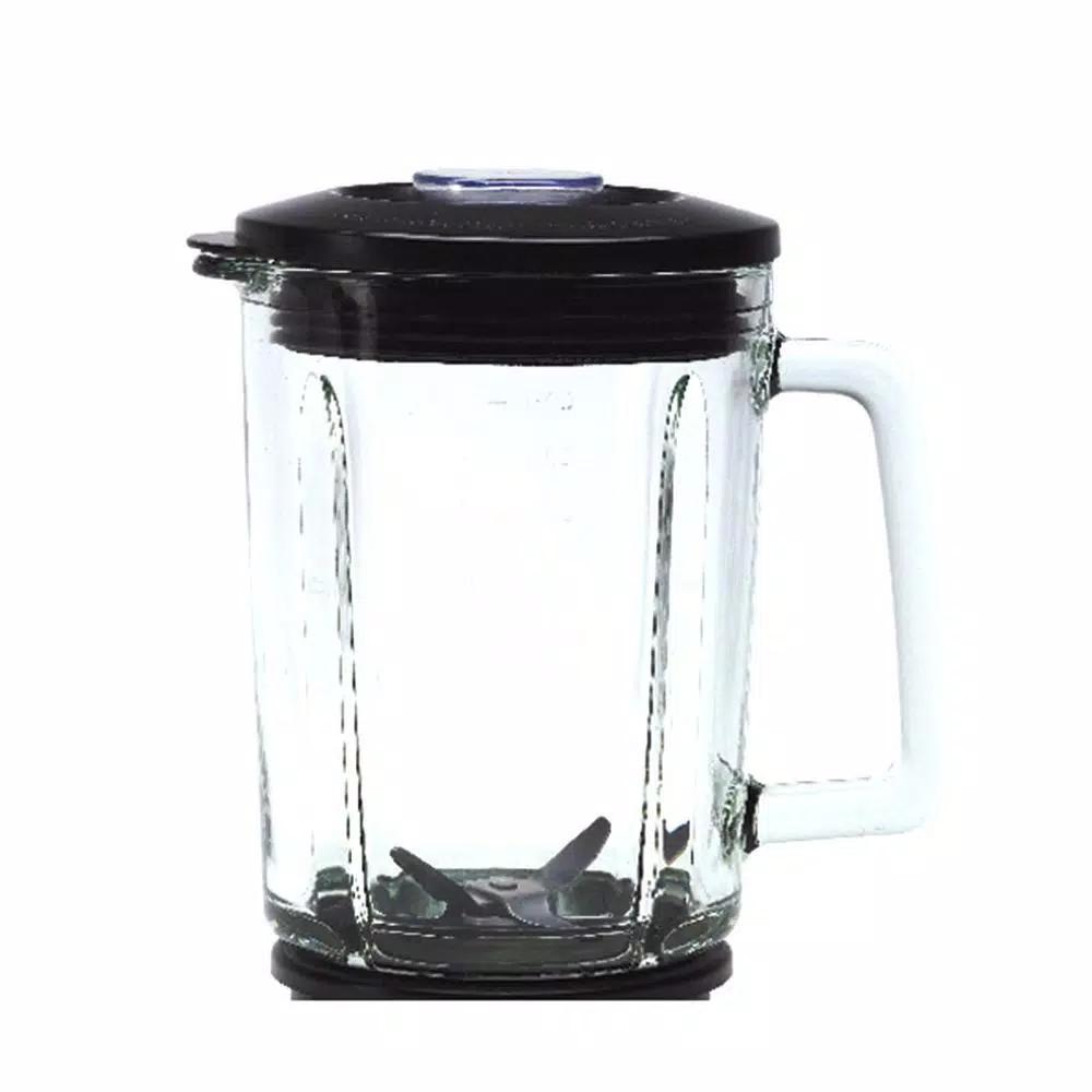 Tribest Dynablend Clean 60 oz. Black Stainless Steel Blender with Glass Pitcher