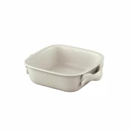 Park Designs Levingston 8.5 in. Square Stoneware Baking Dish, Cream thumbnail 1