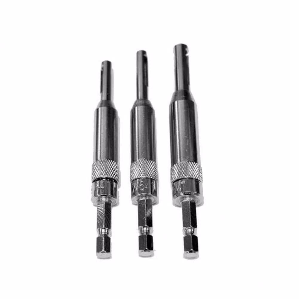 Milescraft 3-Piece Self-Centering Steel Hinge Installation Drill Bit Set