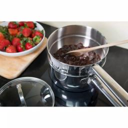 RSVP International Endurance 2 Qt. Induction Double Boiler Set with Tempered Glass Lid thumbnail 2