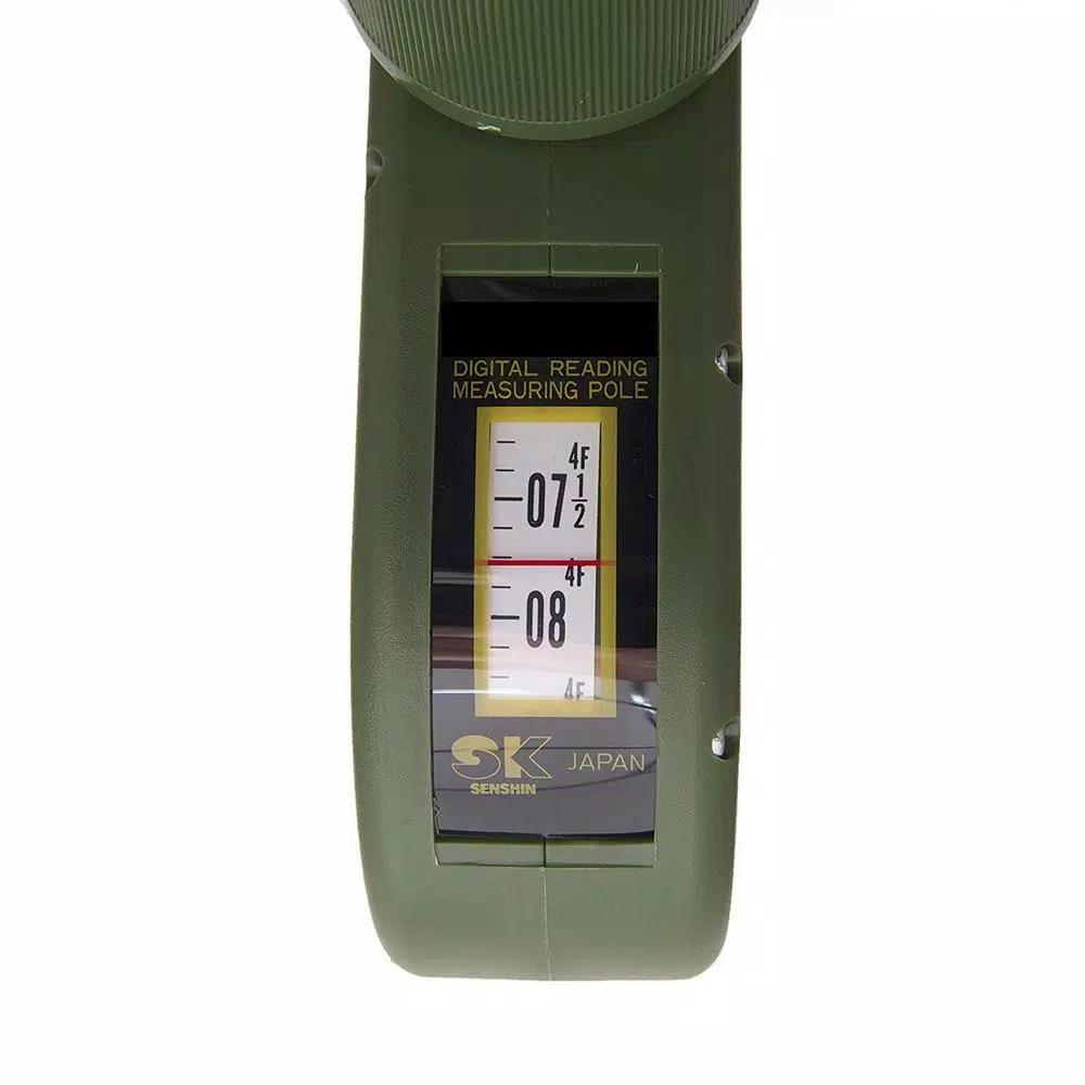 AdirPro 26 ft. Telescoping Digital Measuring Pole, Fiberglass Construction, 1:2,000 Accuracy