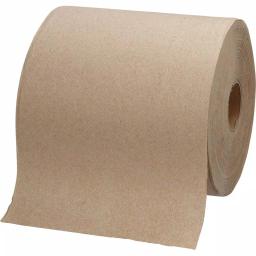 Genuine Joe Embossed Kraft Hardwound Paper Towels, 1-Ply, 6-Roll Case thumbnail 2